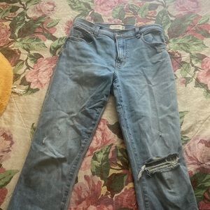 Abercrombie and Fitch super skinny ankle high rise jeans
